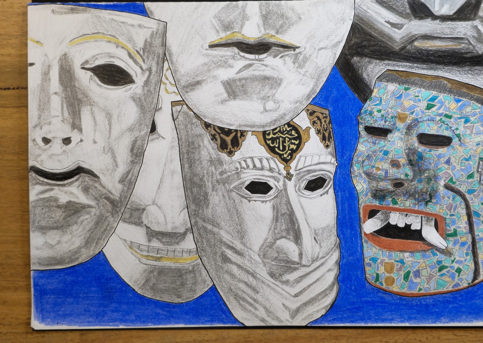 masks closer view