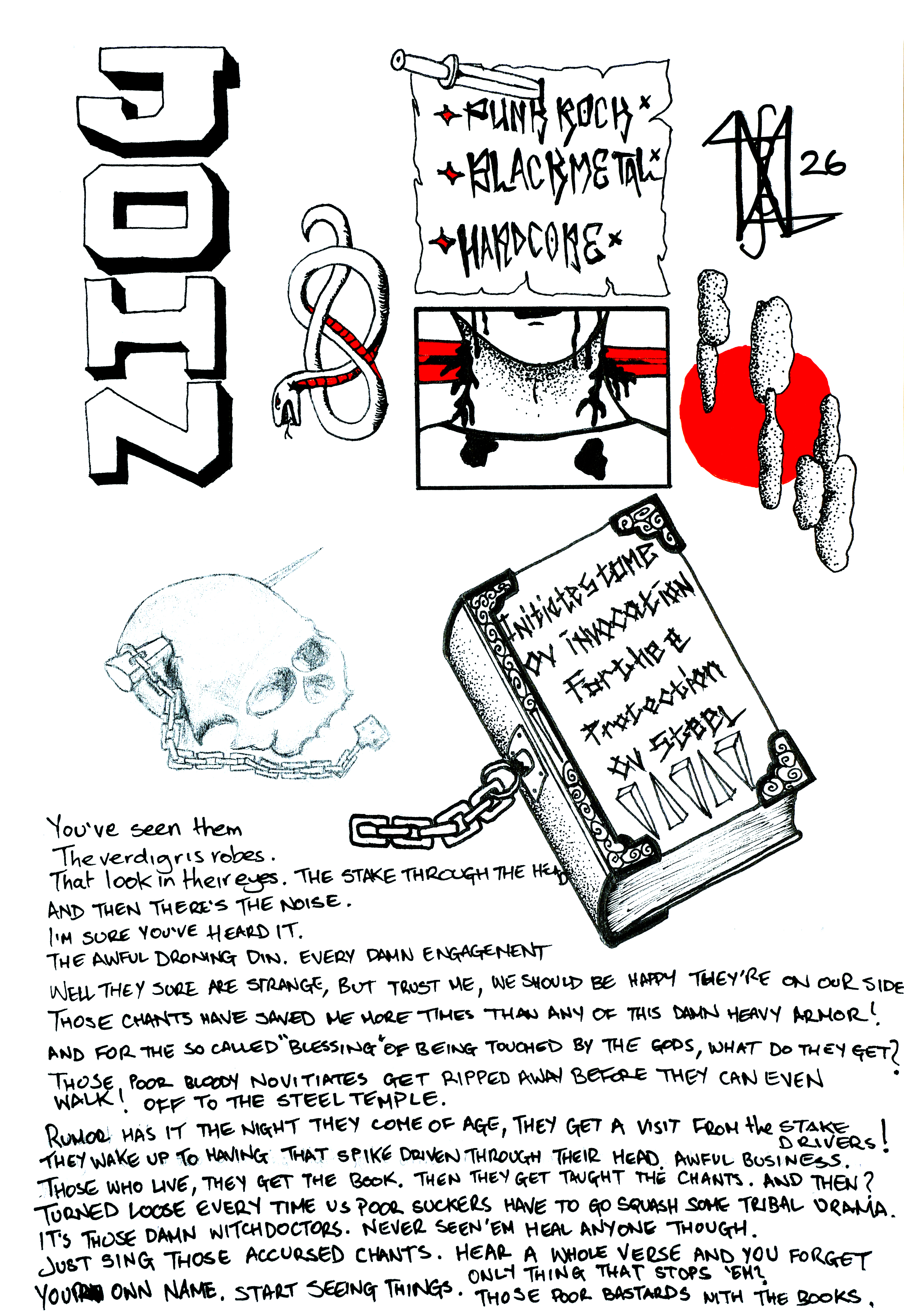 creative journal page