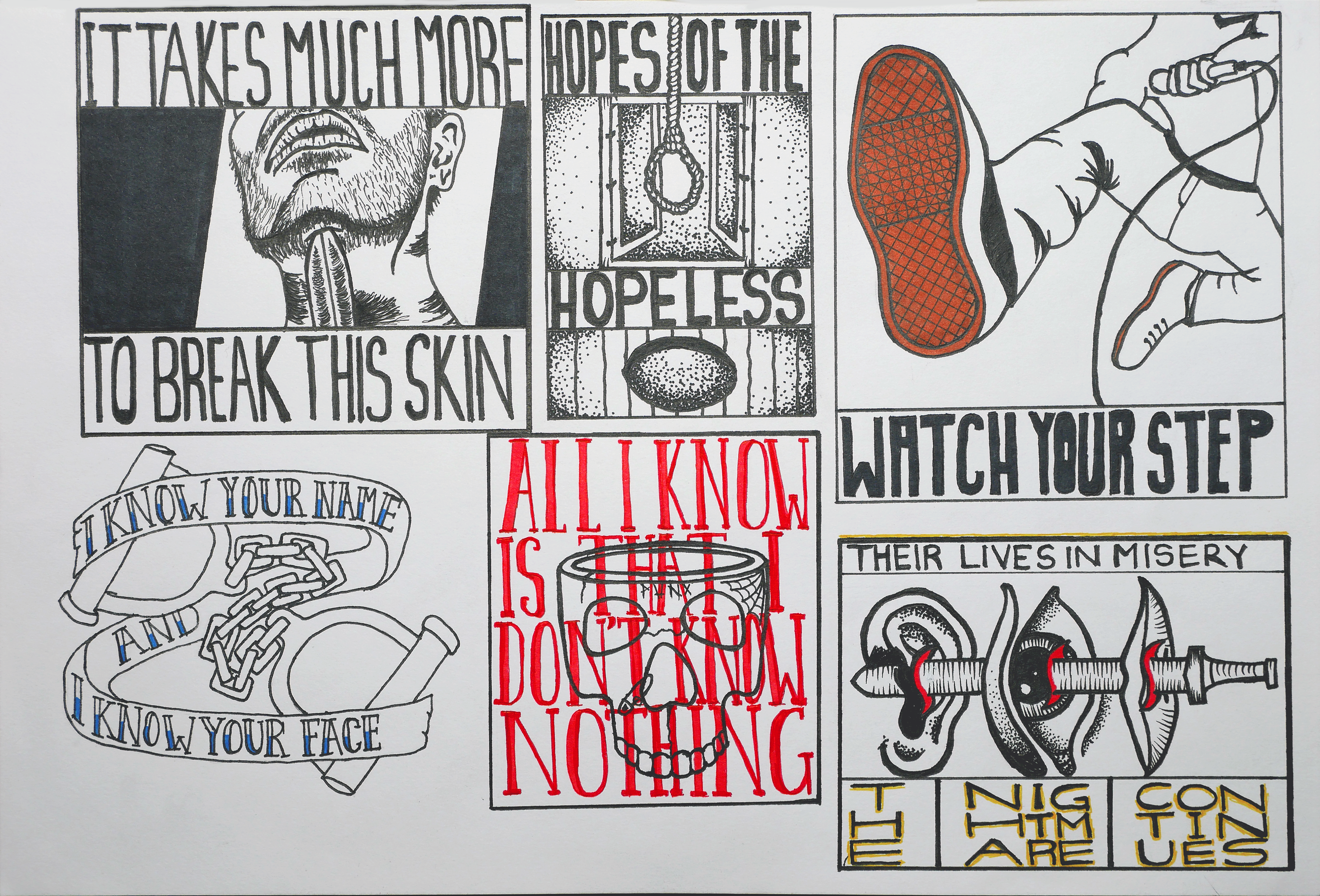 punk hardcore panels