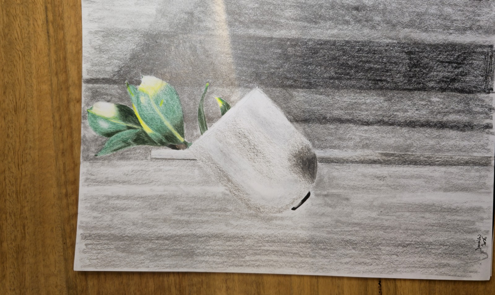 still life vase flowers