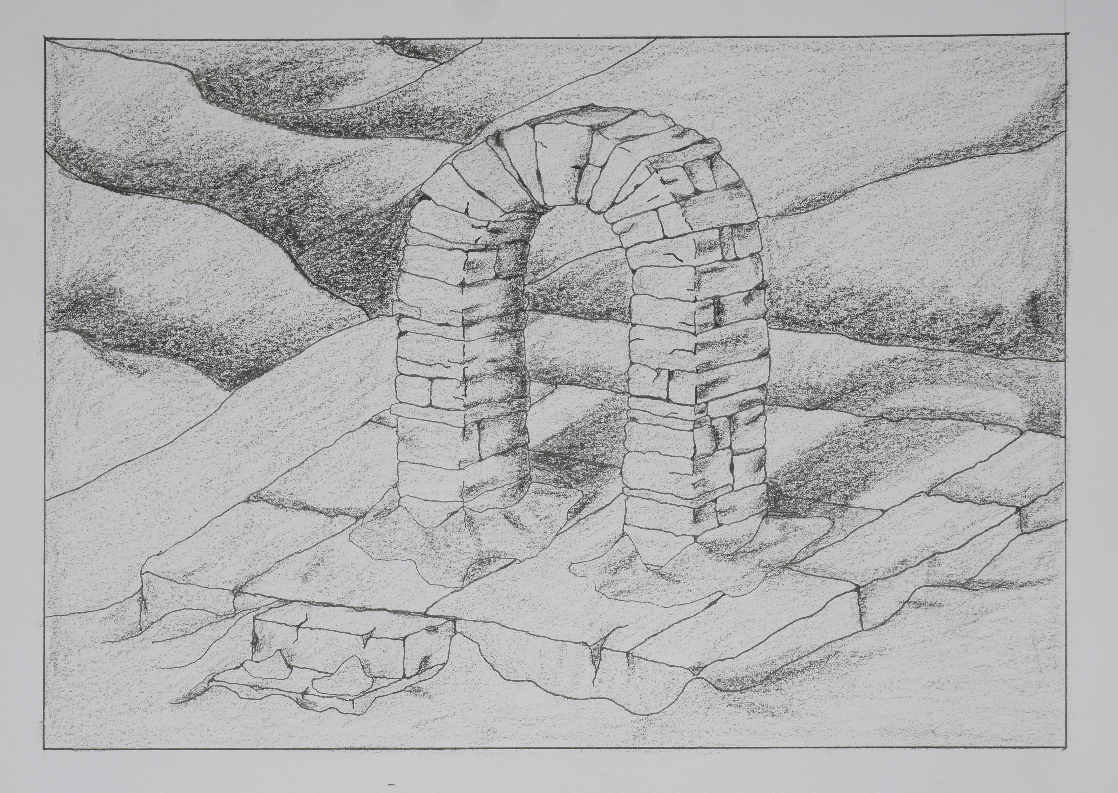 stone archway landscape
