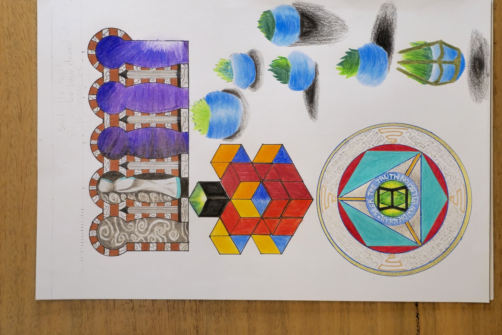 geometric colour studies